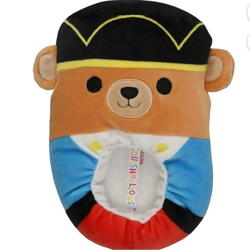 Teddy Soldier Squishmallow slippers
